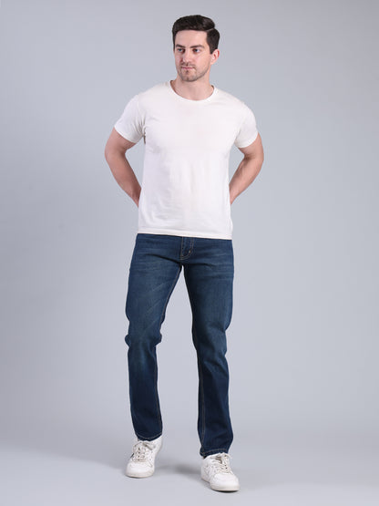Stylox Men’s Slim Fit Jeans | Mid Rise Stretch Denim with Clean Wash for Casual &amp; Smart Wear