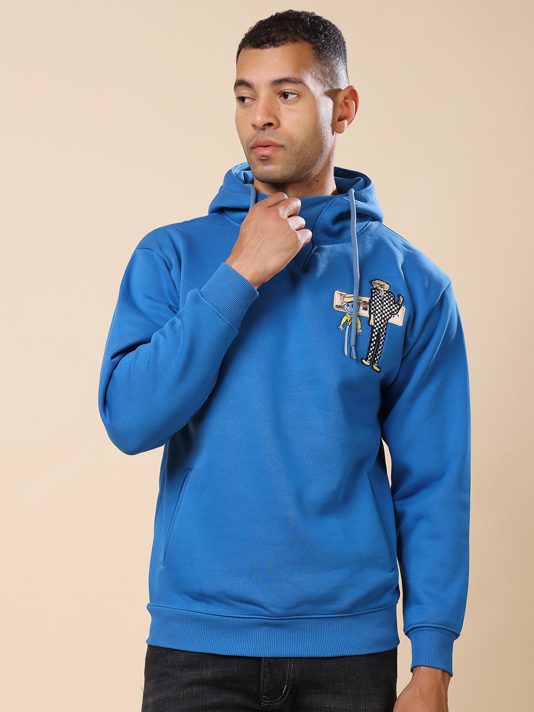 Stylox Men’s Printed Hoodie – Trendy Comfort Wear for Everyday Style