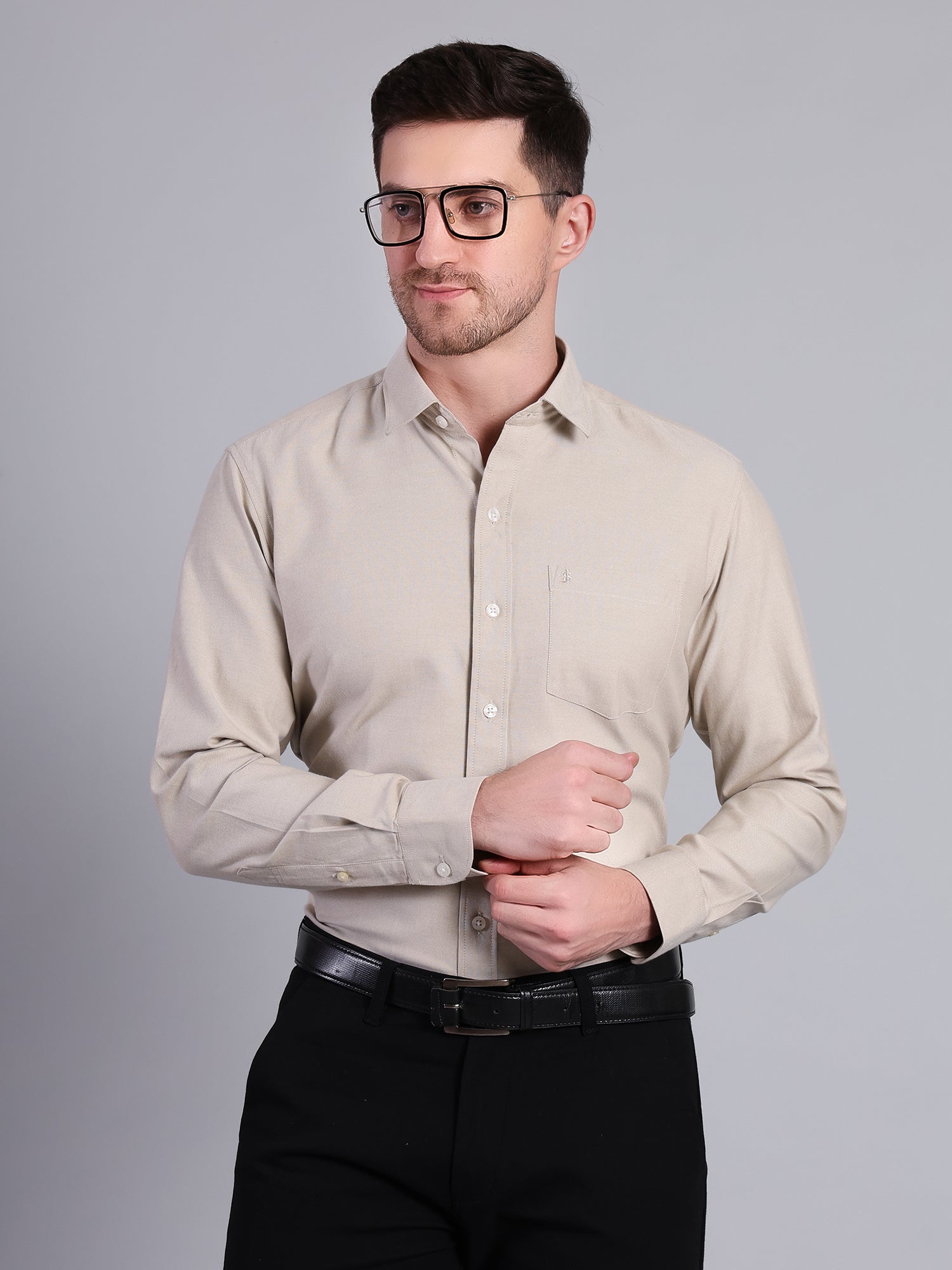 Men's Regular Fit Cotton Shirt | Office & Party Wear - Stylox