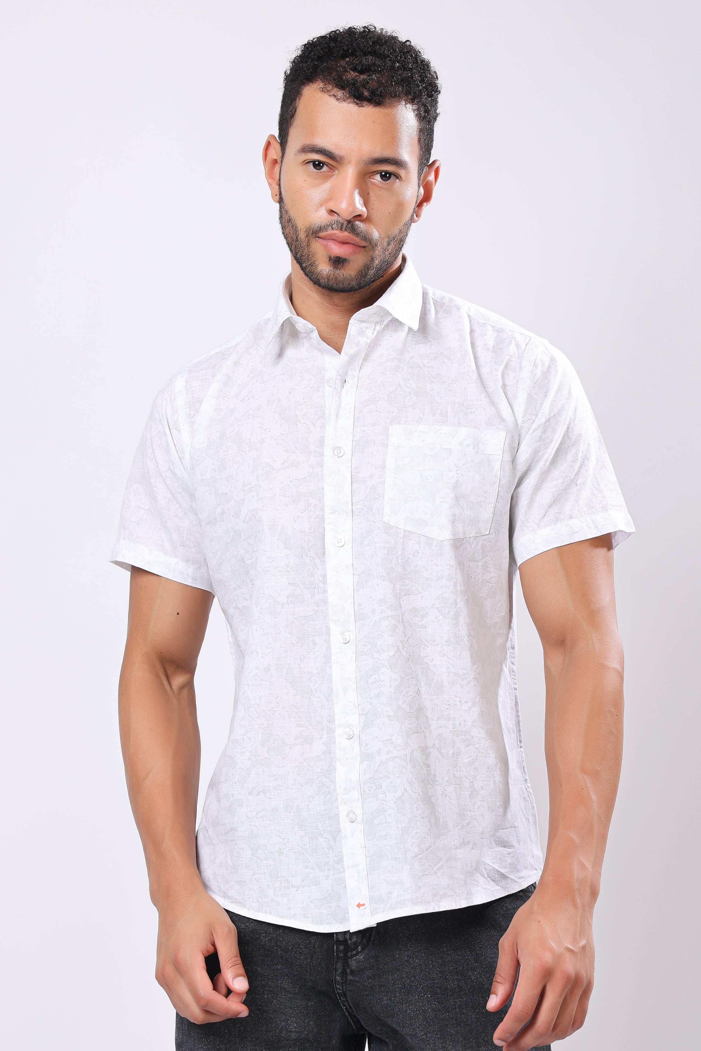 STYLOX HALF SLEEVE PRINTED CASUAL SHIRT