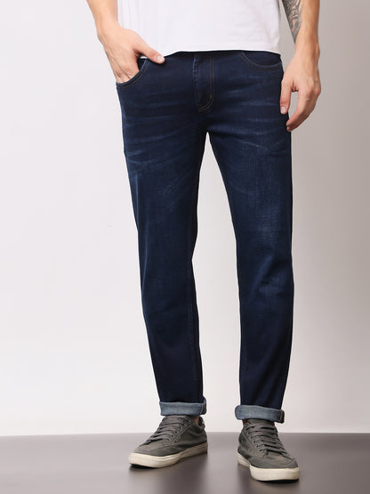 Stylox Men’s Ankle Fit Washed Jeans | Stretchable Denim Jeans for Men | Stylish Tapered Fit Casual Jeans for Trendy Look