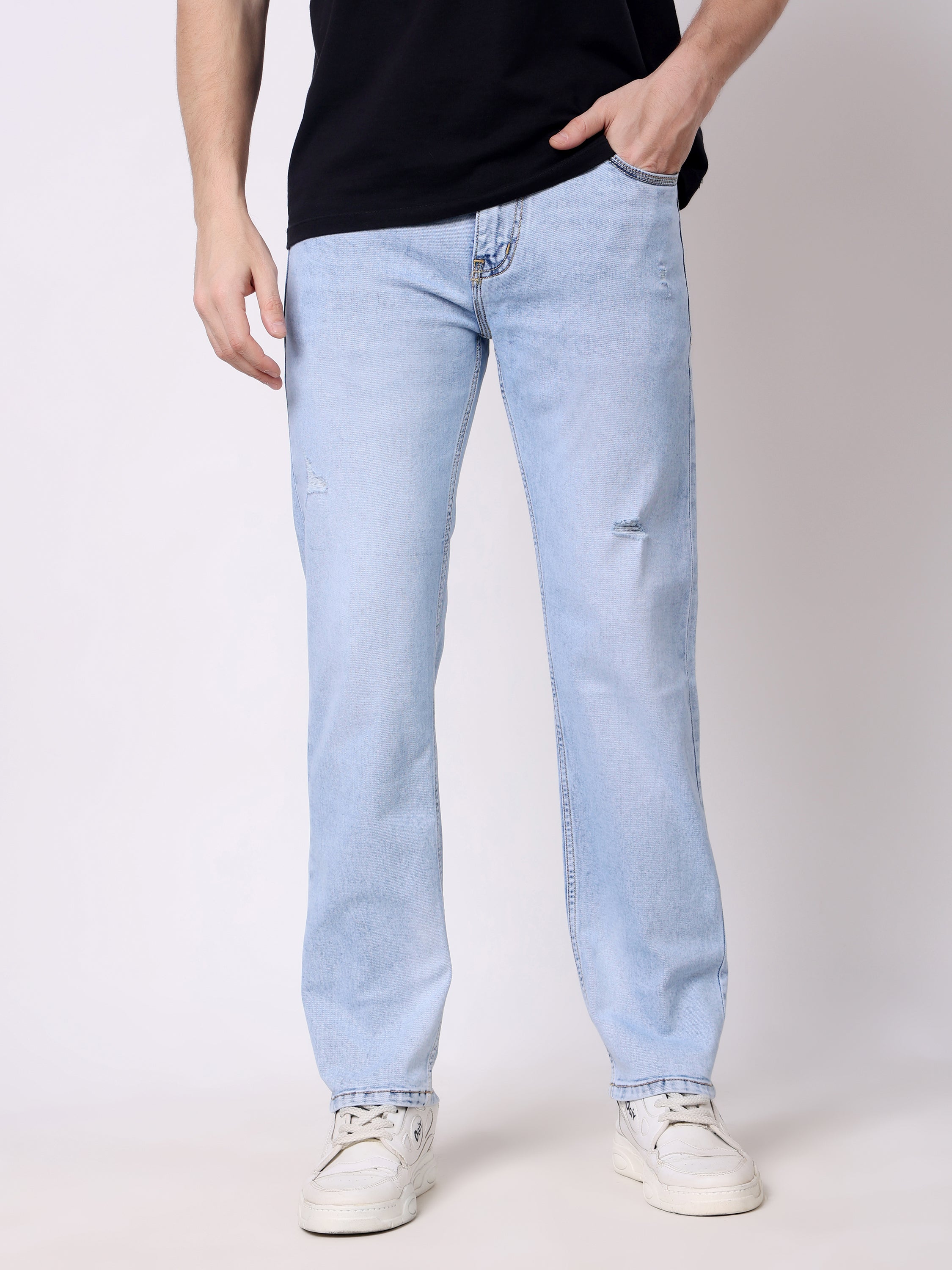 Stylox Men’s Stretchable Comfort Fit Denim Jeans - Stylox
