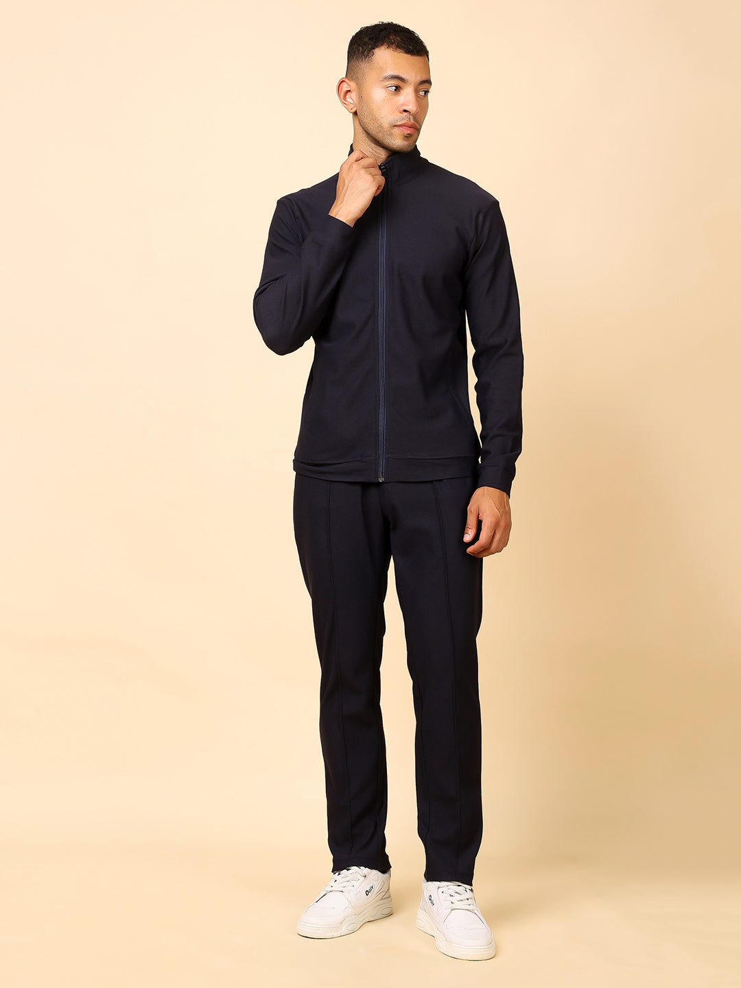 Stylox Men’s Solid Tracksuit – Stylish Full Set for Sports, Gym & Casual Wear - Stylox