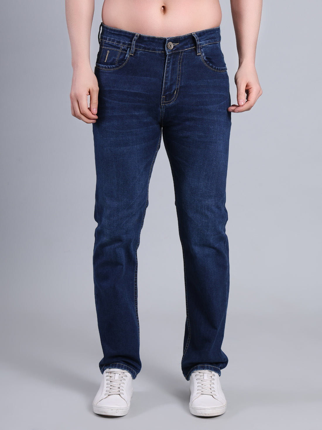 Stylox Men’s Comfort Fit Mid-Rise Jeans