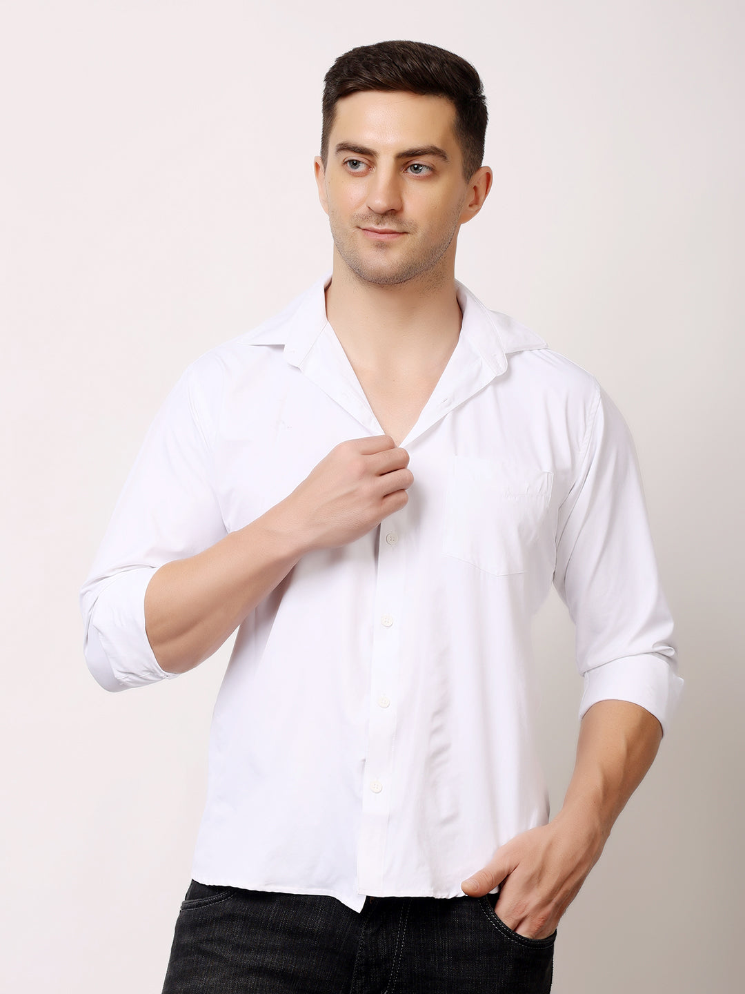 Stylox Men's Regular Fit Cotton Blend Shirt | Casual & Party Wear - Stylox