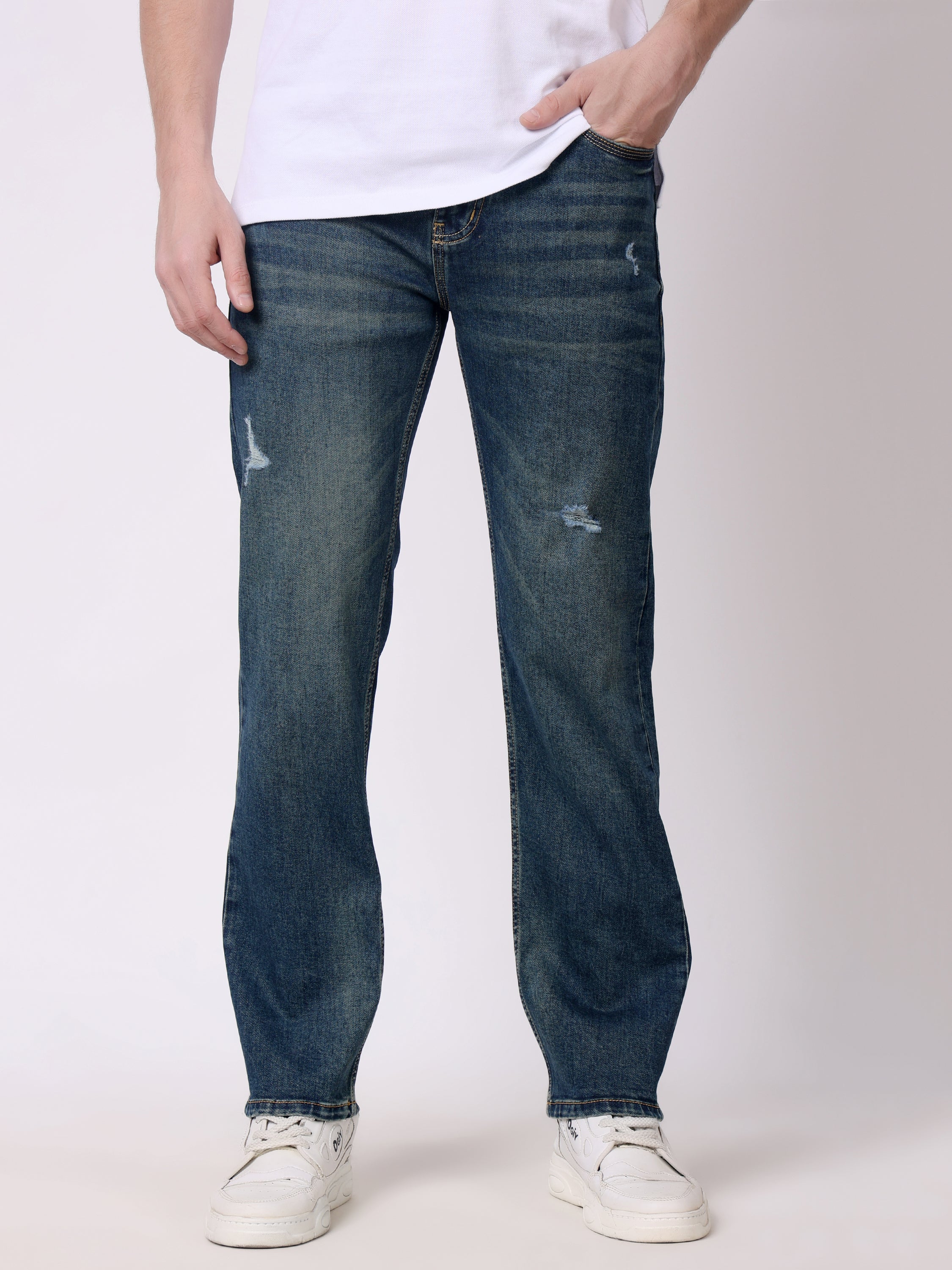 Stylox Men’s Stretchable Comfort Fit Denim Jeans - Stylox