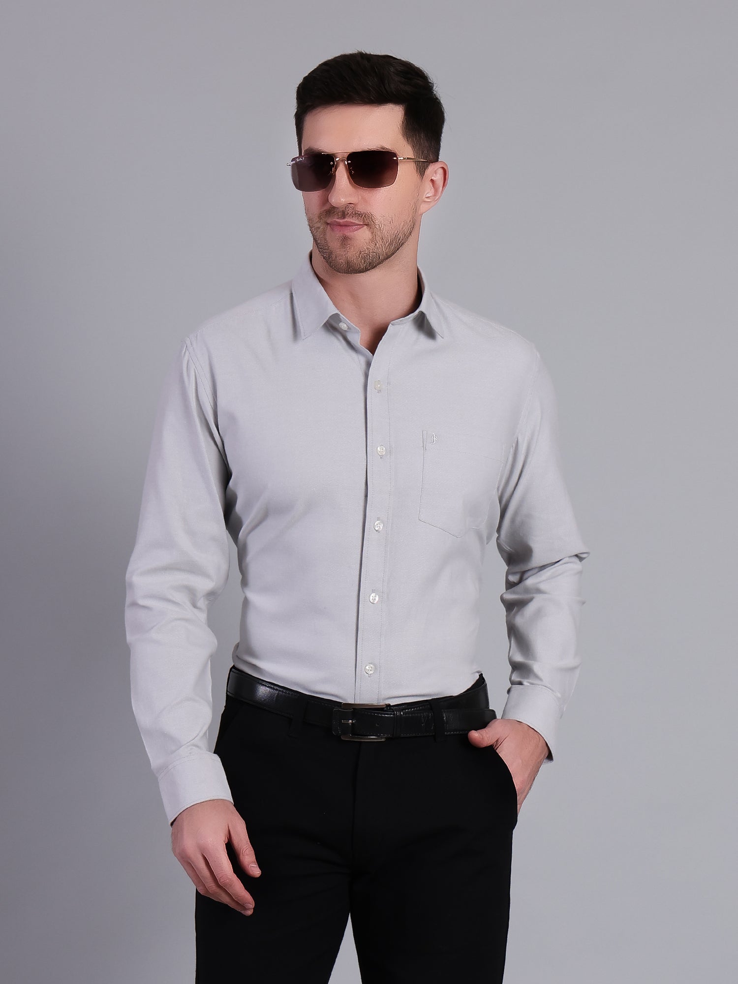 Men's Regular Fit Cotton Shirt | Office & Party Wear - Stylox