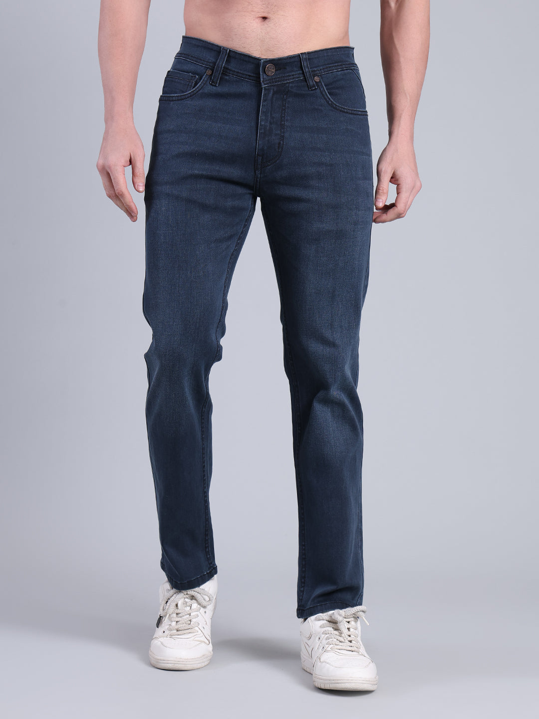 Stylox Men’s Straight Fit Jeans | Classic Denim Jeans for Men | Mid-Rise Everyday Casual Wear Jeans