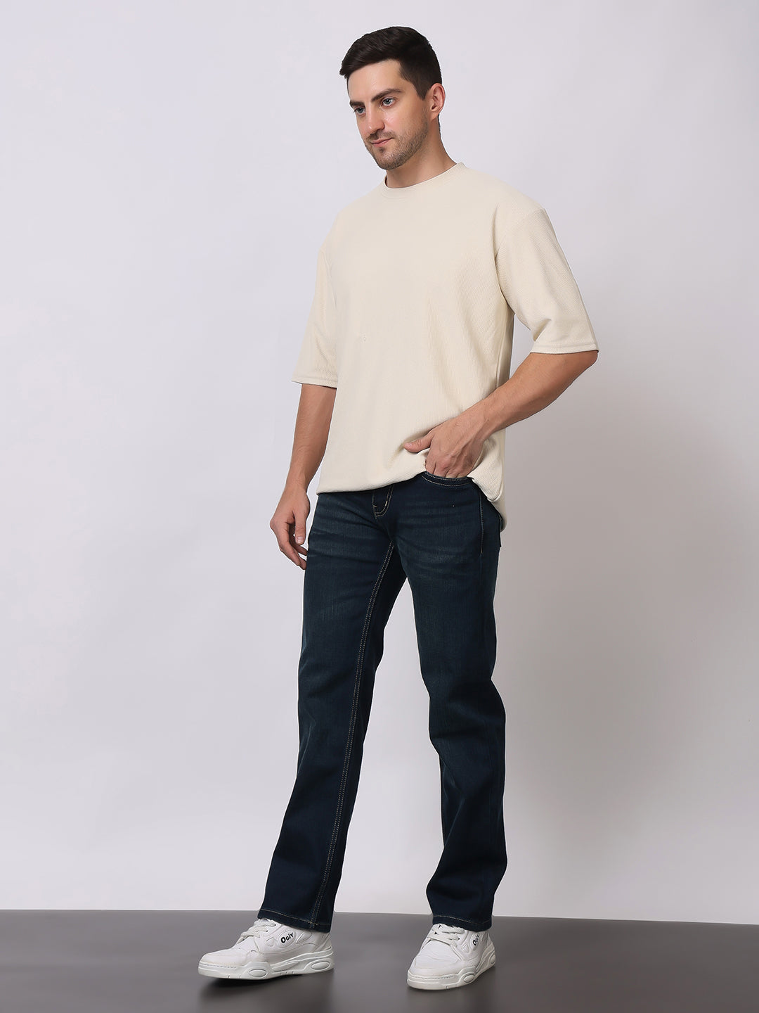 Stylox Men’s Comfort Fit Denim Jeans | Stylish Mid-Rise Jeans | Perfect for Work & Weekend Wear - Stylox
