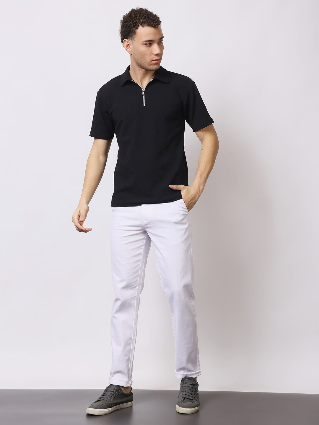 Stylox Men’s Premium Regular Fit Cotton Trousers – Casual & Formal Pants | Breathable Everyday Wear - Stylox