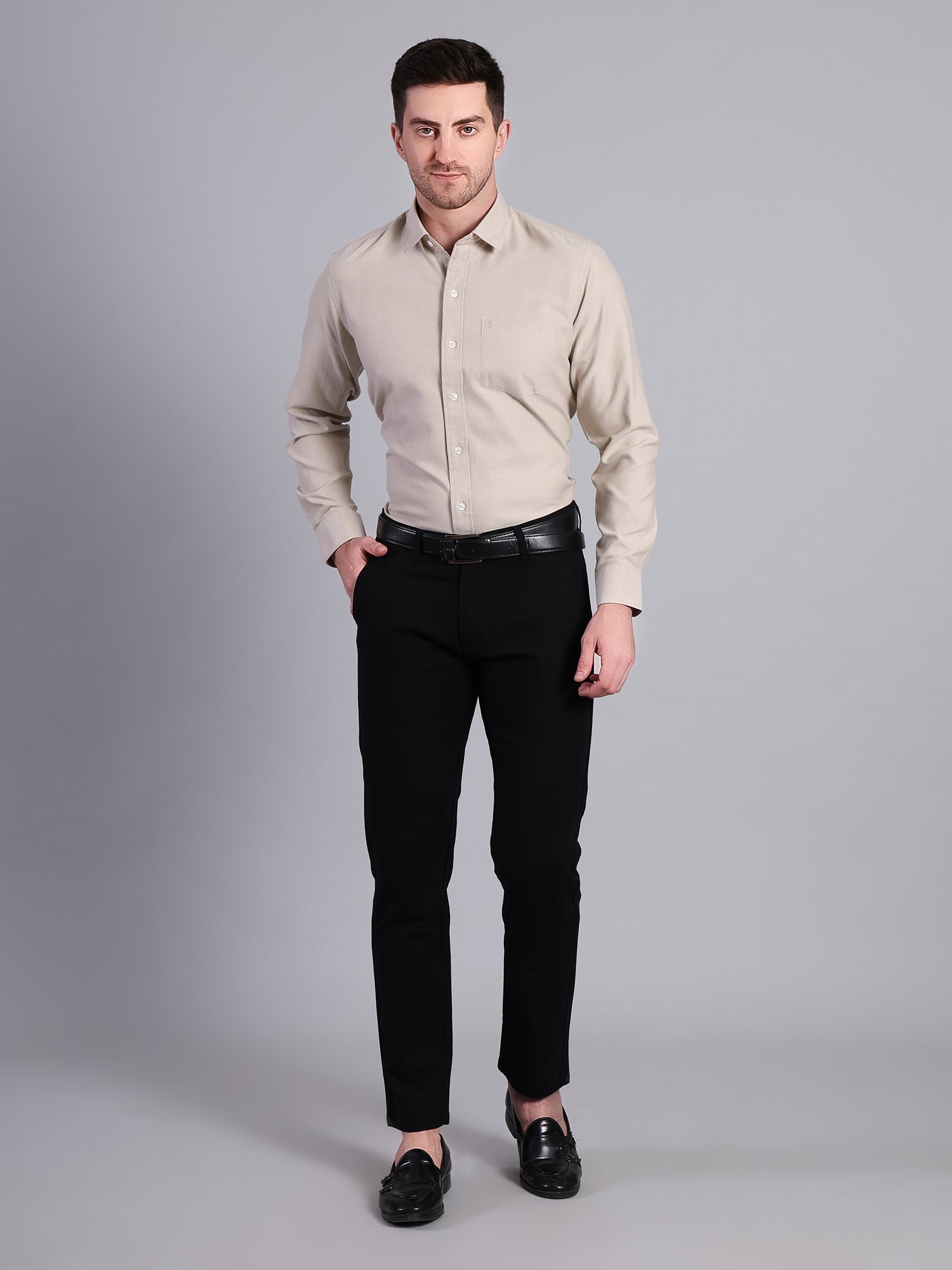 Men's Regular Fit Cotton Shirt | Office & Party Wear - Stylox