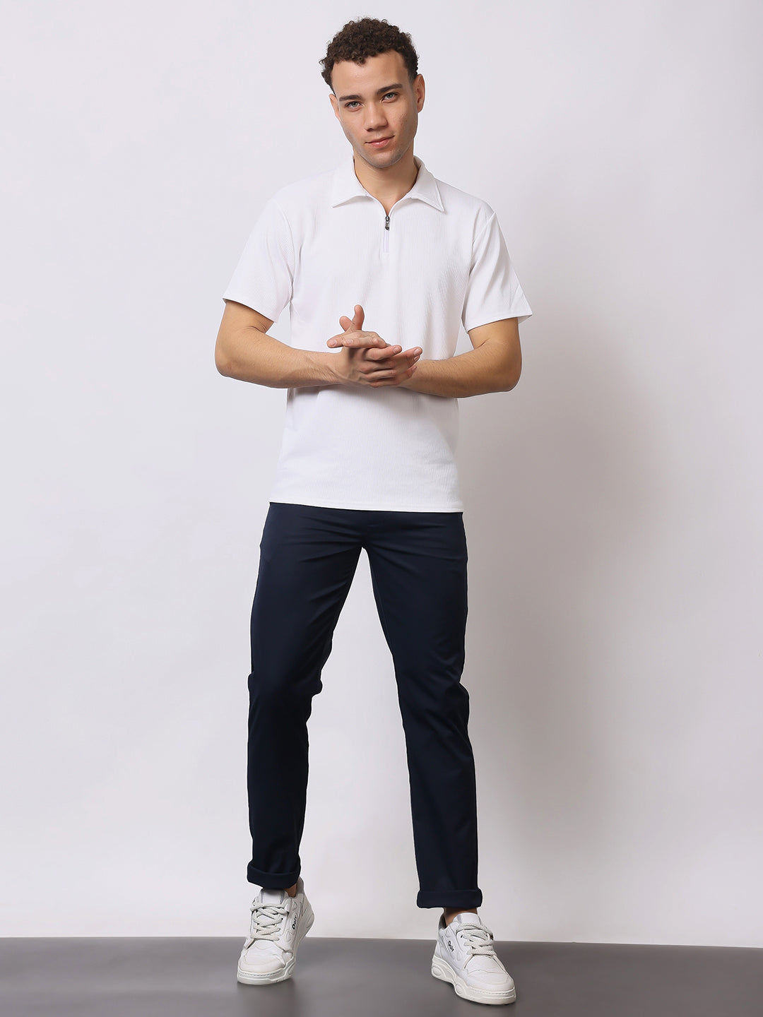 Stylox Men’s Premium Regular Fit Stretch Trousers – Formal & Casual Pants | Wrinkle-Free Office Wear - Stylox