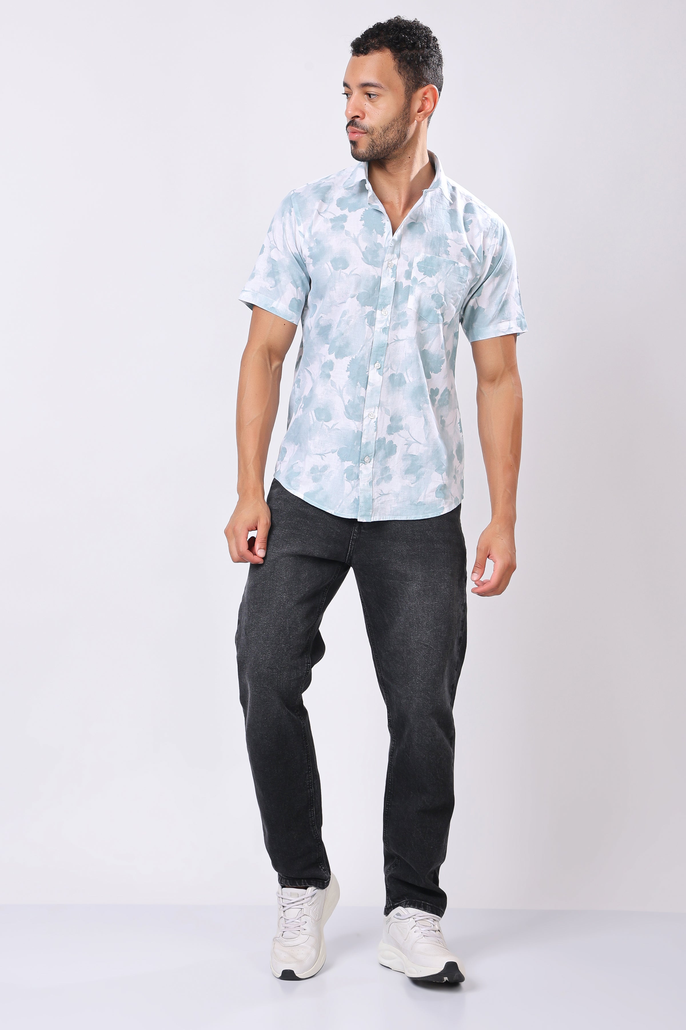 Stylox Printed Half Sleeve Casual Shirt - Stylox