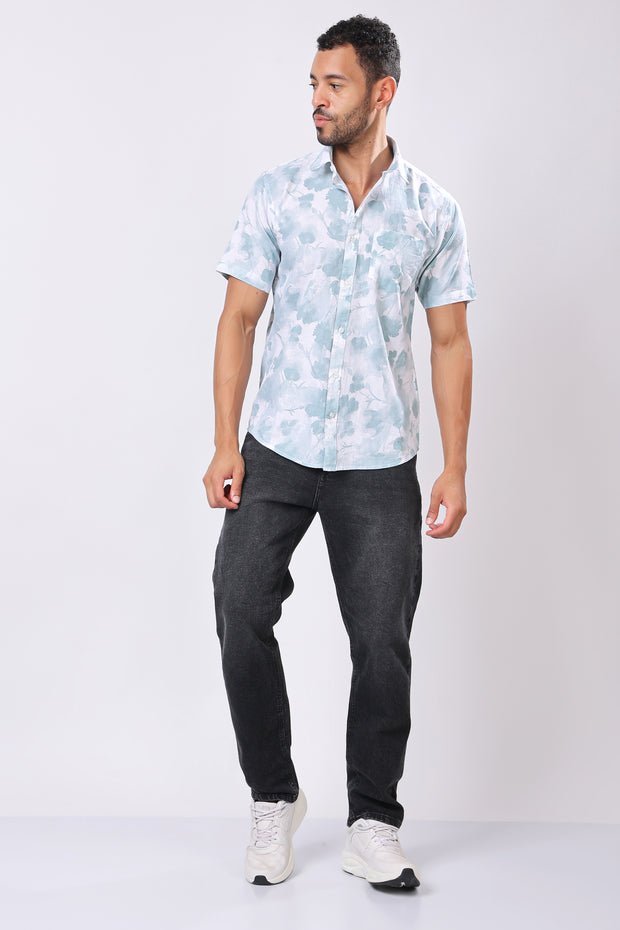 Stylox Printed Half Sleeve Casual Shirt
