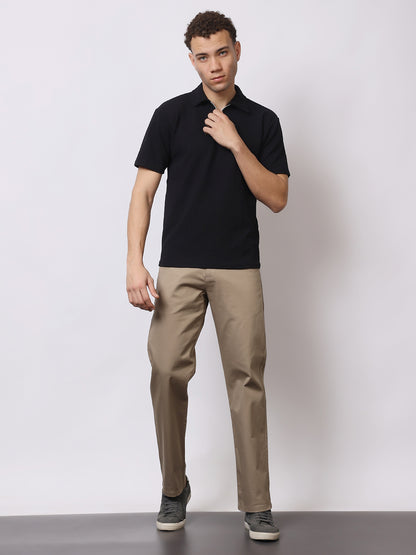 Stylox Men’s Premium Straight Fit Cotton Trousers – Casual &amp; Office Wear Pants - Stylox