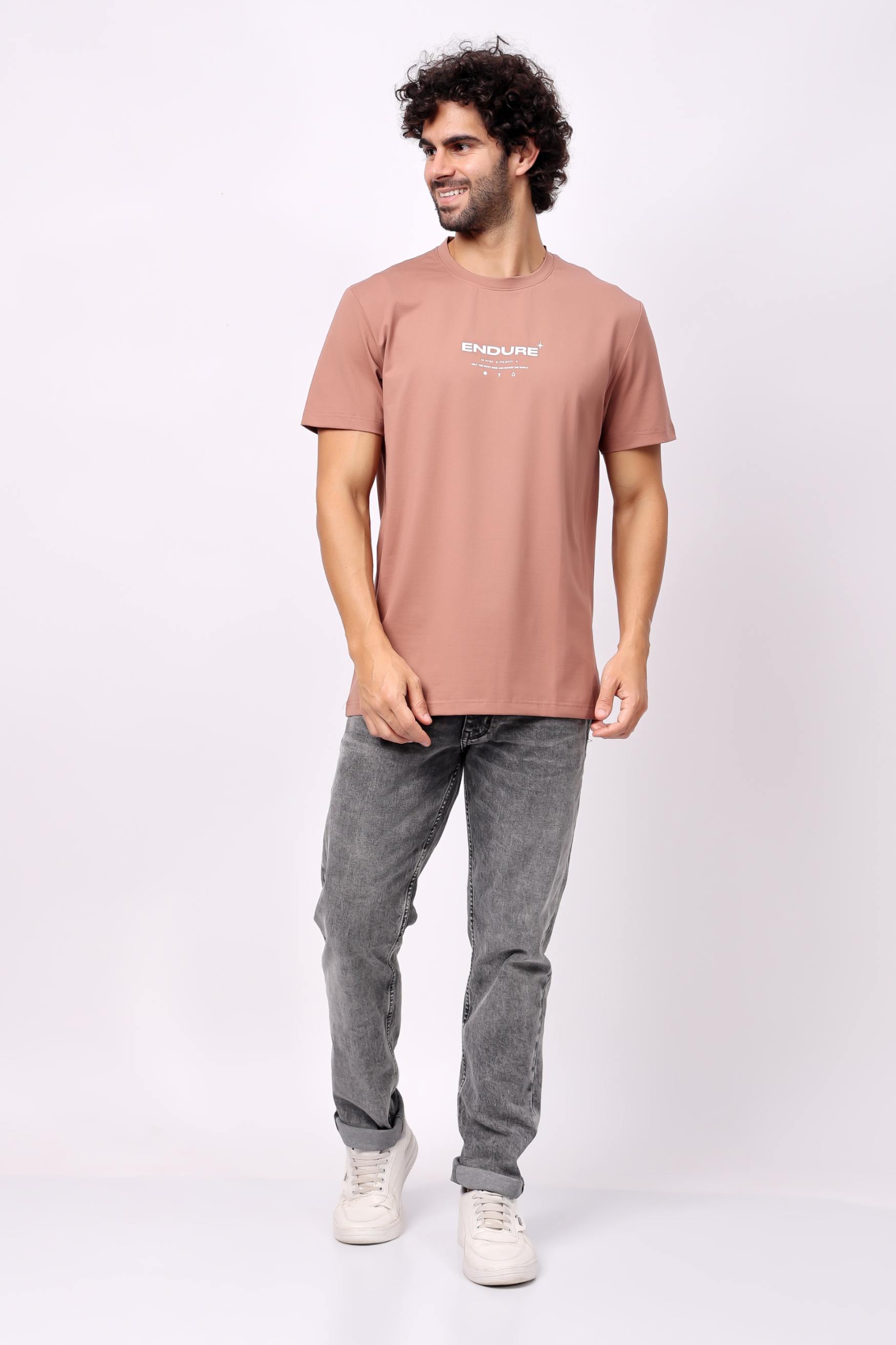 STYLOX MEN CREW NECK PRINTED T-SHIRT - Stylox