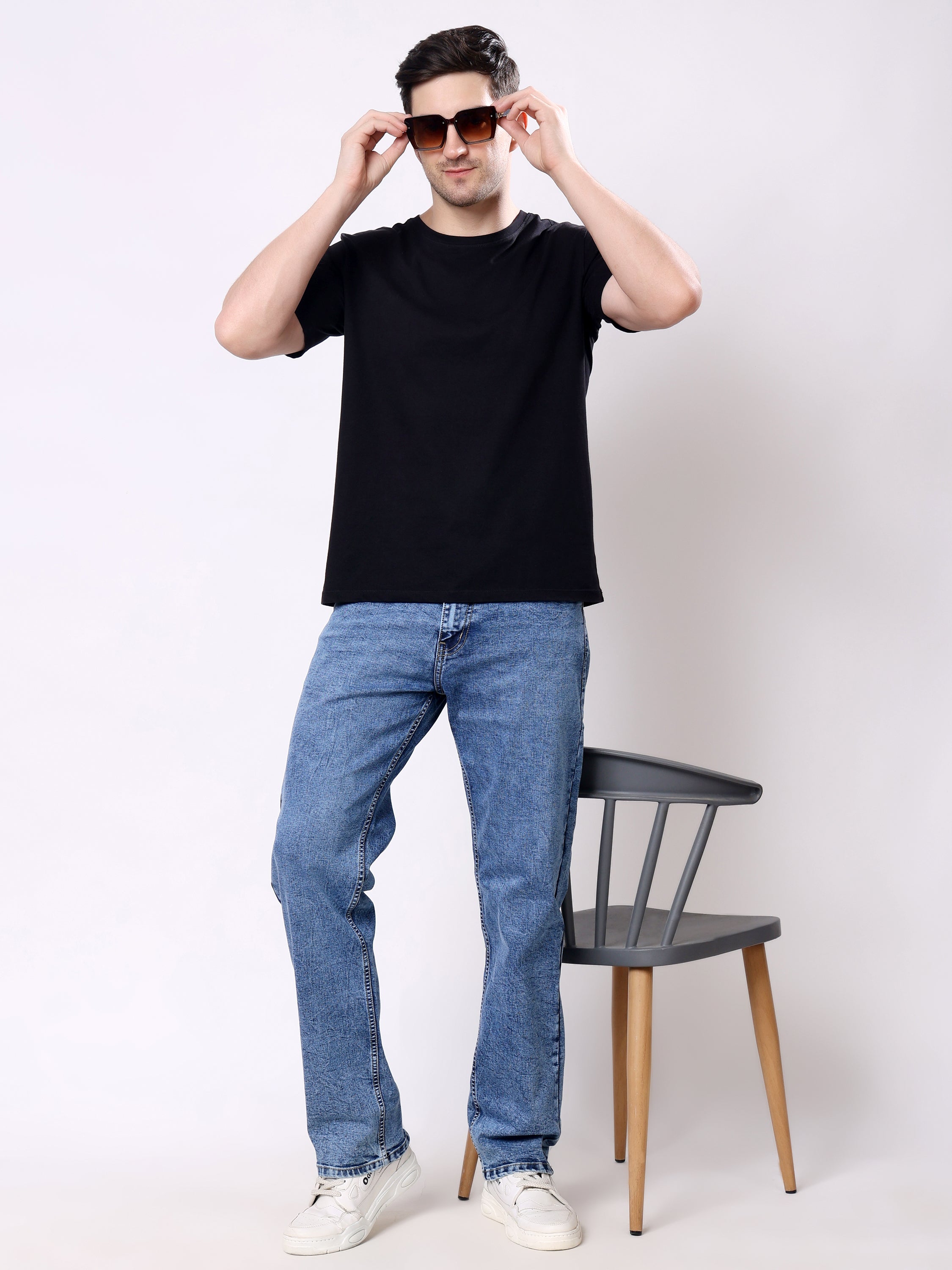 Stylox Men’s Comfort Fit Stretchable Denim Jeans - Stylox