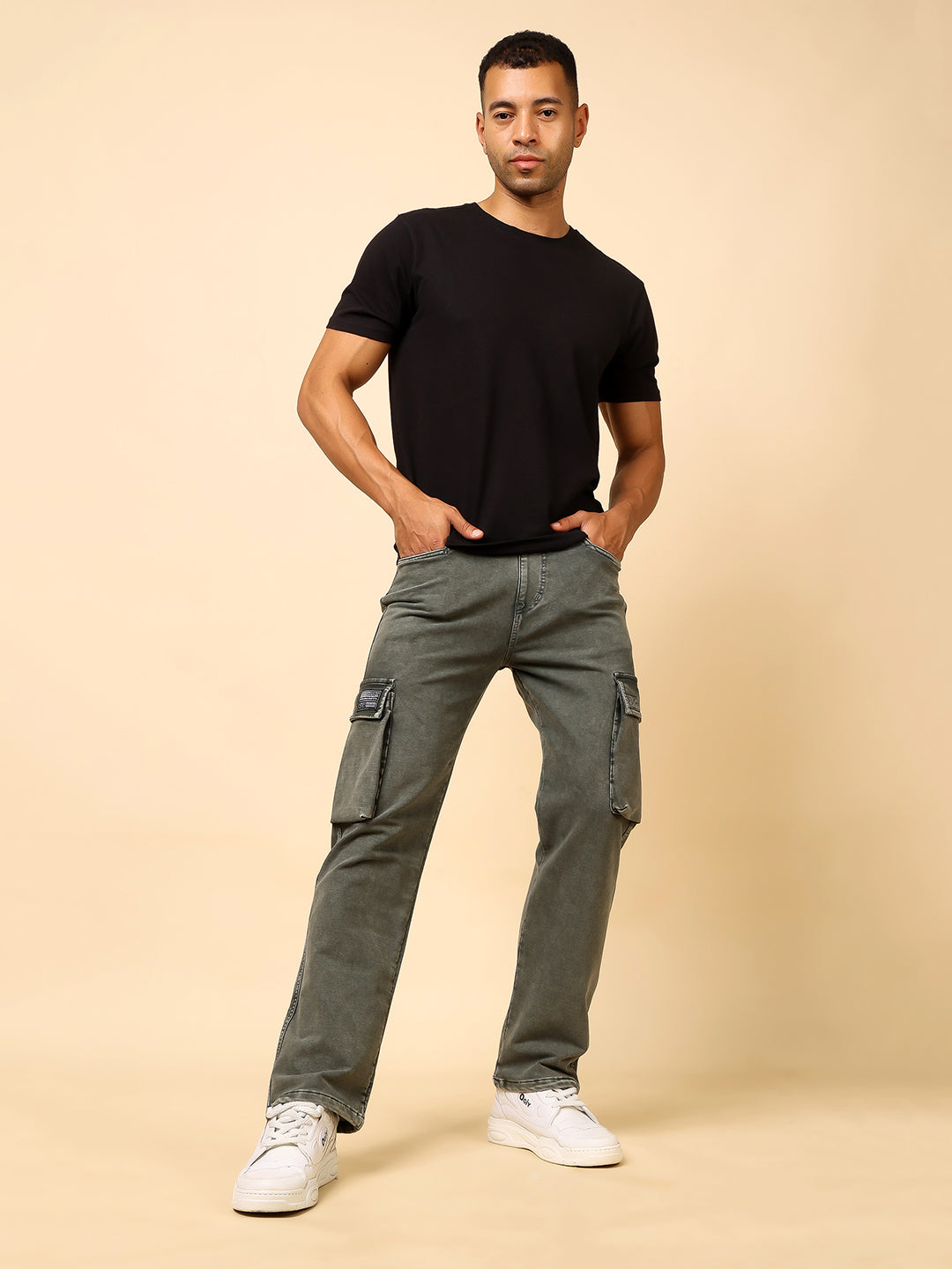Stylox Comfort Fit Cargo Pants for Men Modern Casual Wear