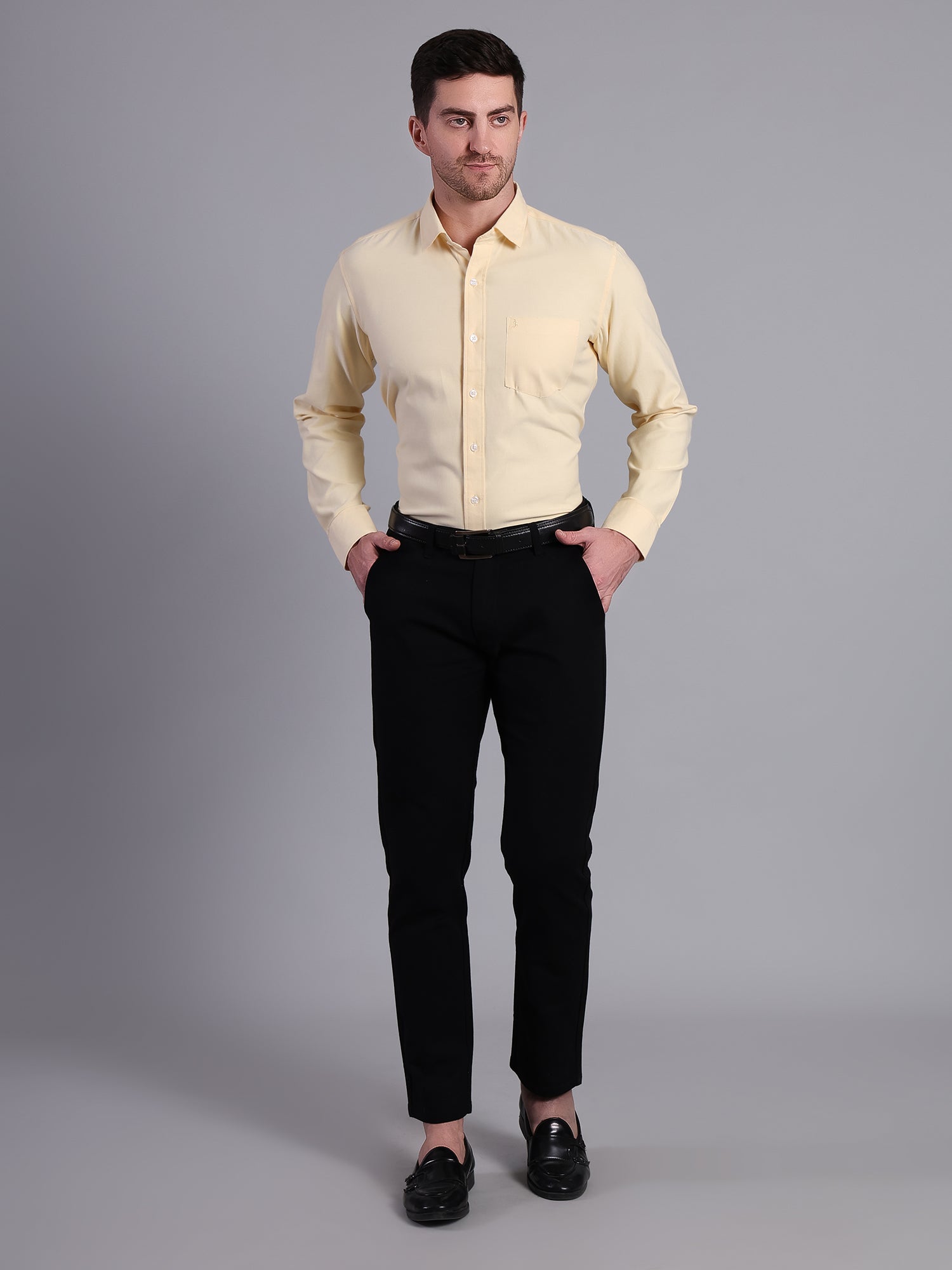 Men's Regular Fit Cotton Shirt | Office & Party Wear - Stylox