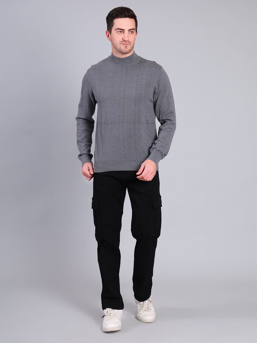 Stylox Men’s Solid Winter Sweater | Soft Knit Full Sleeve Pullover | Classic Casual Wear
