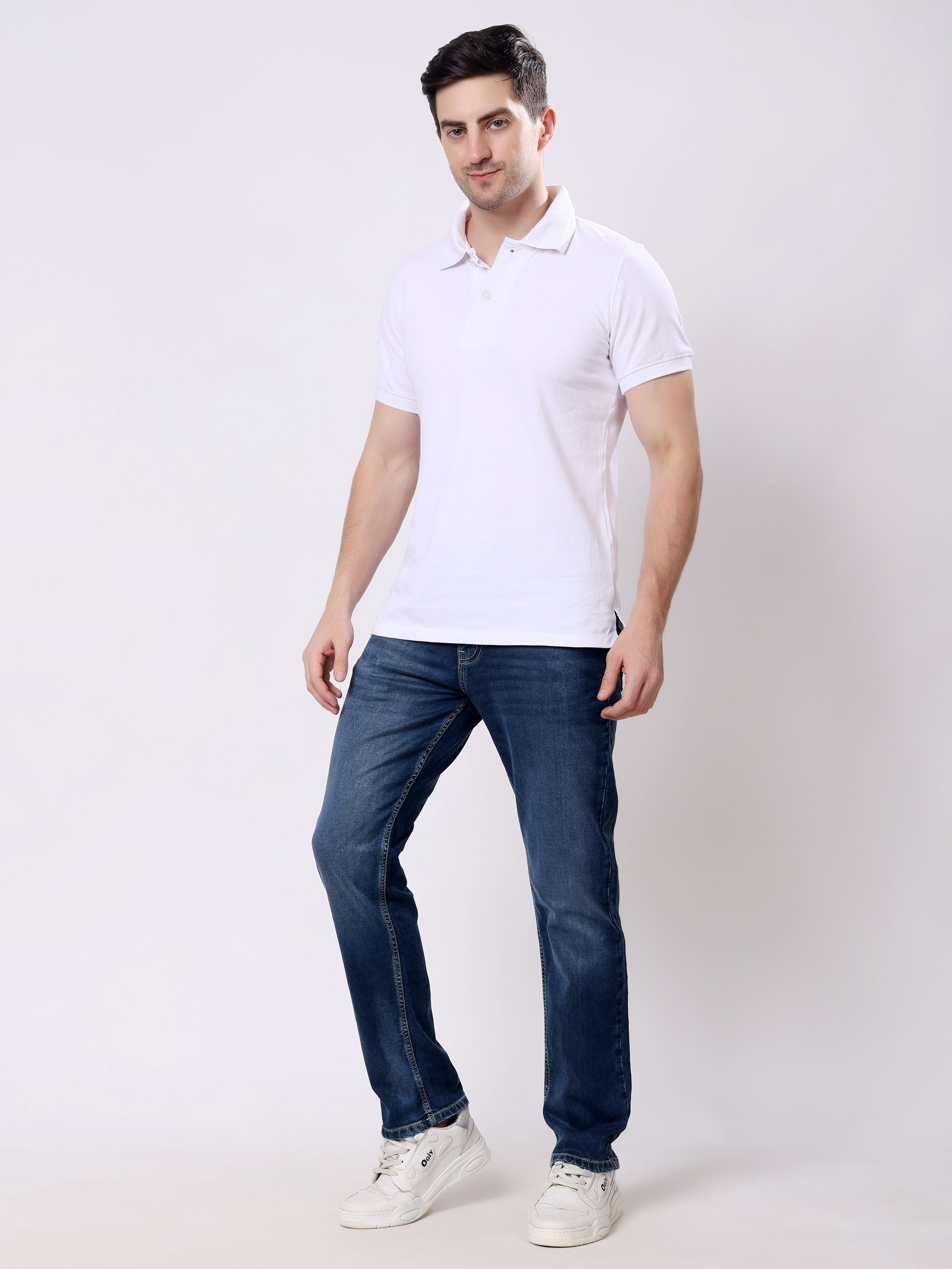 Stylox Men’s Stretchable Slim Fit Casual Denim Jeans - Stylox