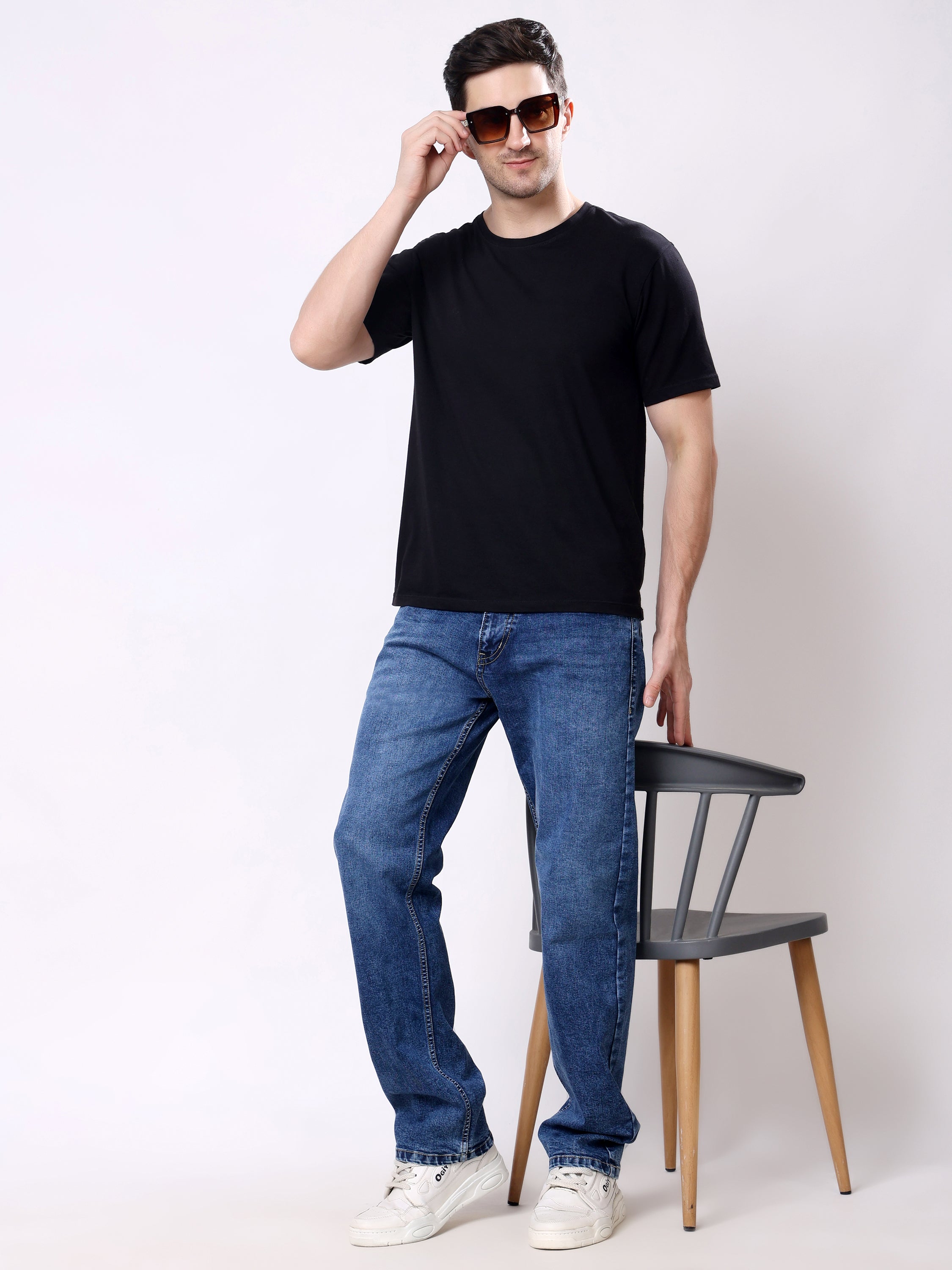 Stylox Men’s Comfort Fit Stretchable Denim Jeans - Stylox