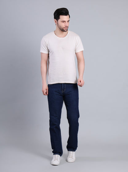 Stylox Men’s Relaxed Fit Mid-Rise Denim Jeans