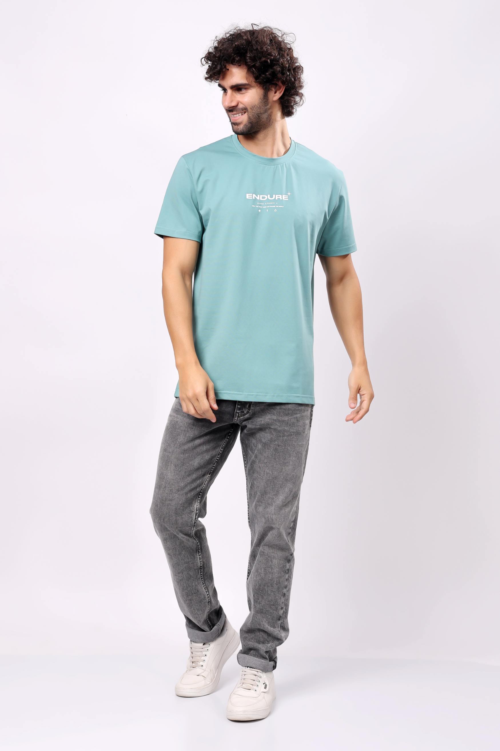 STYLOX MEN CREW NECK PRINTED T-SHIRT - Stylox
