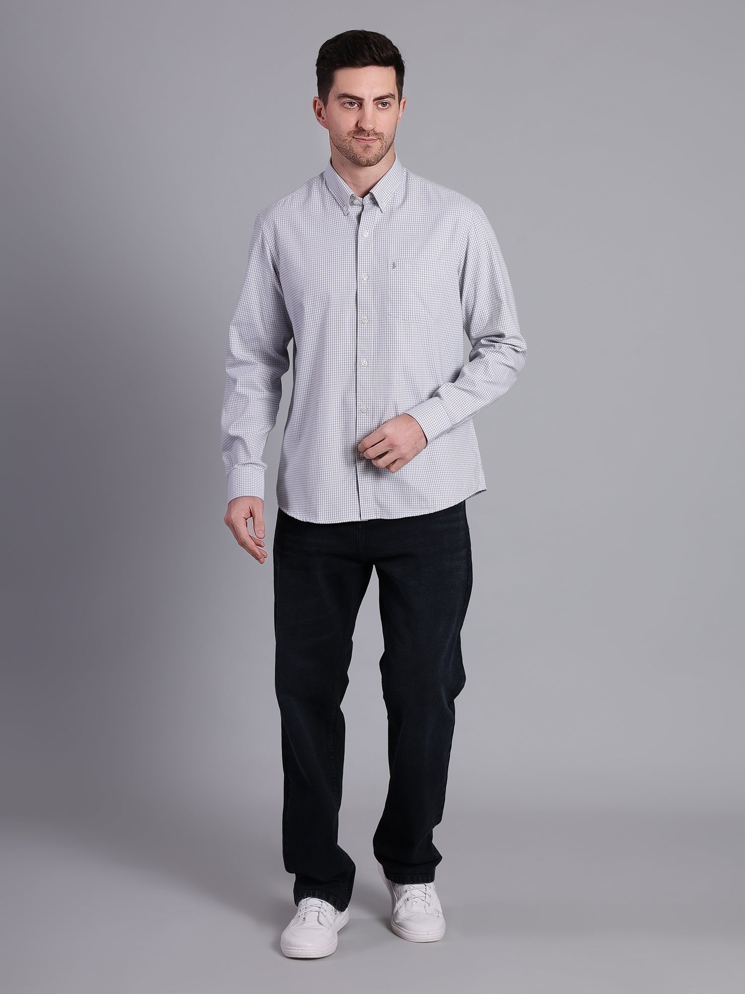 Men's Regular Fit Cotton Shirt | Office & Party Wear | Premium Comfort - Stylox