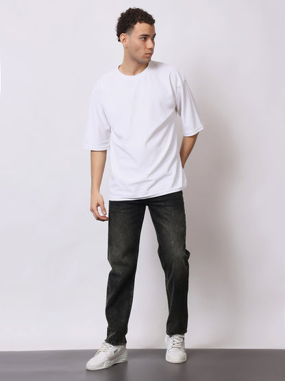 Stylox Men’s Relaxed Fit Dusty Black Jeans | Dusty Black Straight Fit Denim for Everyday Casual &amp; Streetwear Style - Stylox