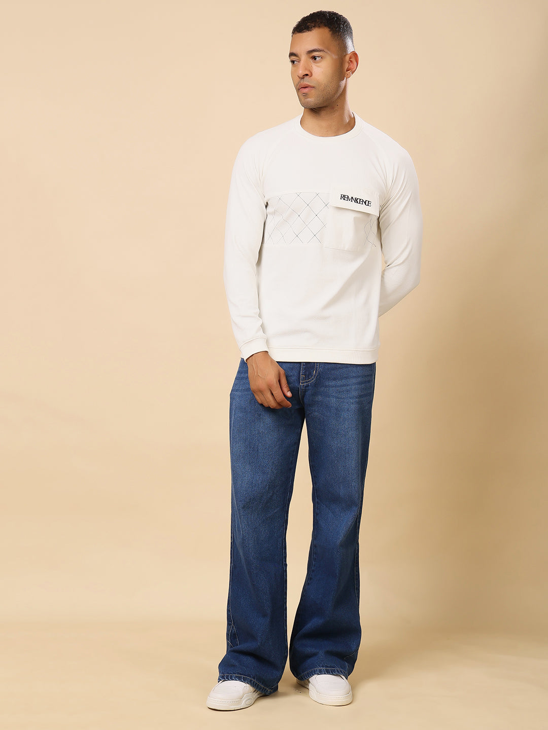 Stylox Men’s Round Neck Full Sleeve Sweatshirt – Classic Fit, Soft Fabric & Cozy Winter Wear