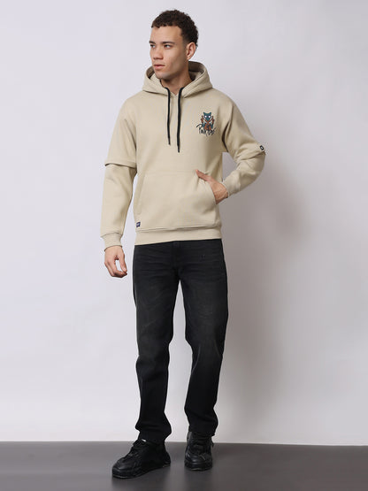 Stylox Men’s Graphic Winter Hoodie – Floyd Printed Pullover with Kangaroo Pocket &amp; Warm Fleece Fabric