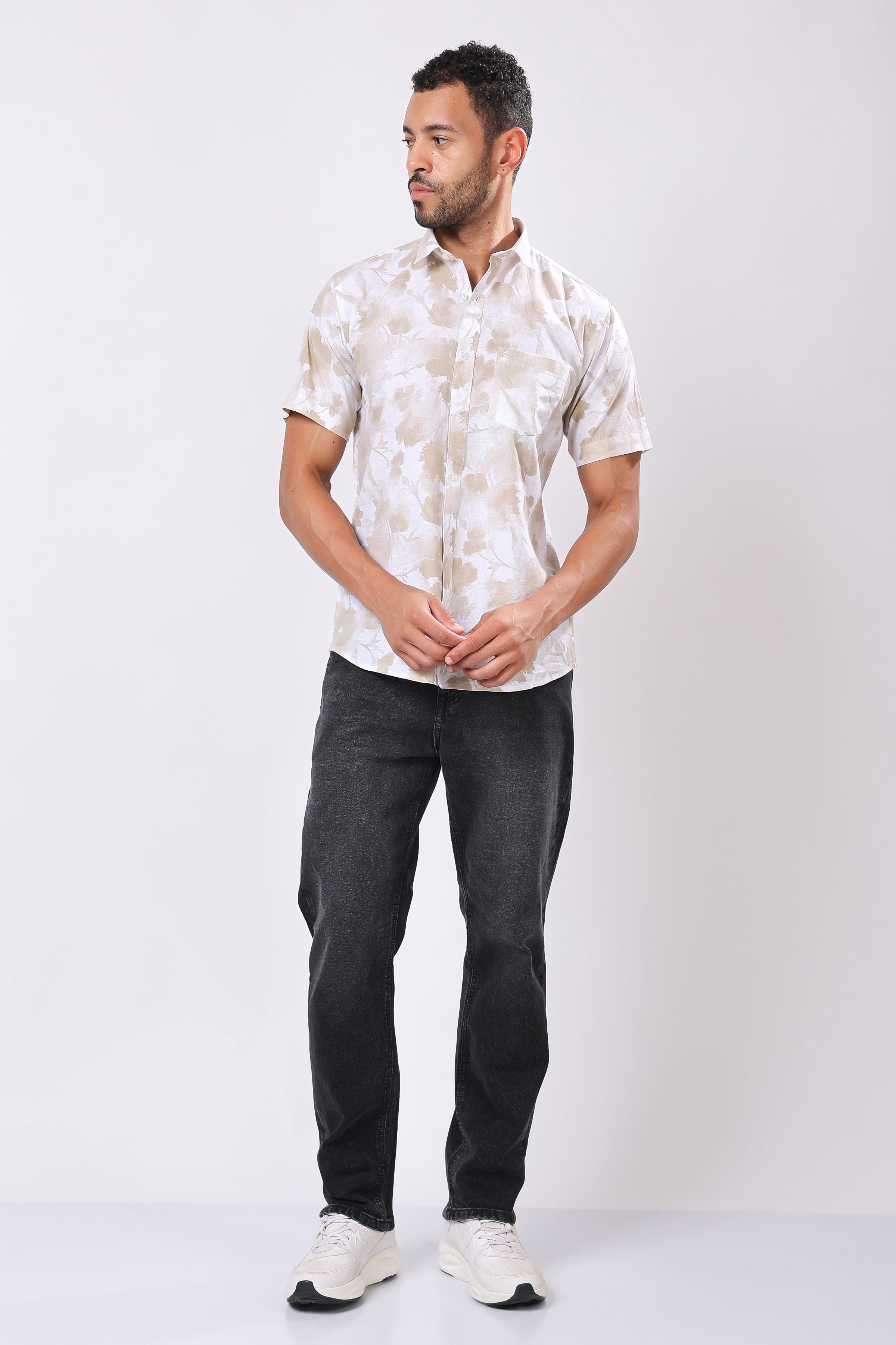 Stylox Printed Half Sleeve Casual Shirt - Stylox