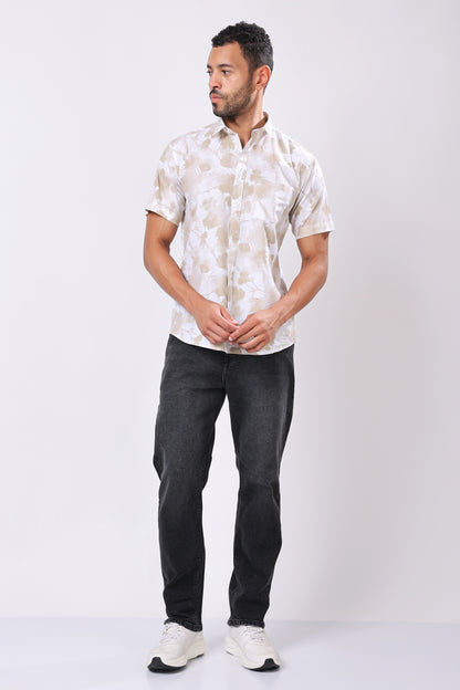 Stylox Printed Half Sleeve Casual Shirt