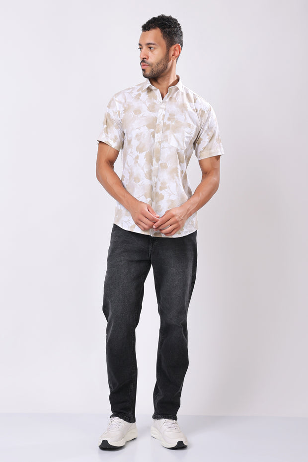 Stylox Printed Half Sleeve Casual Shirt