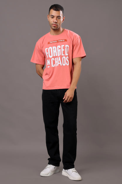 Stylox Men’s Casual Crew Neck Oversized Graphic Printed T-Shirt