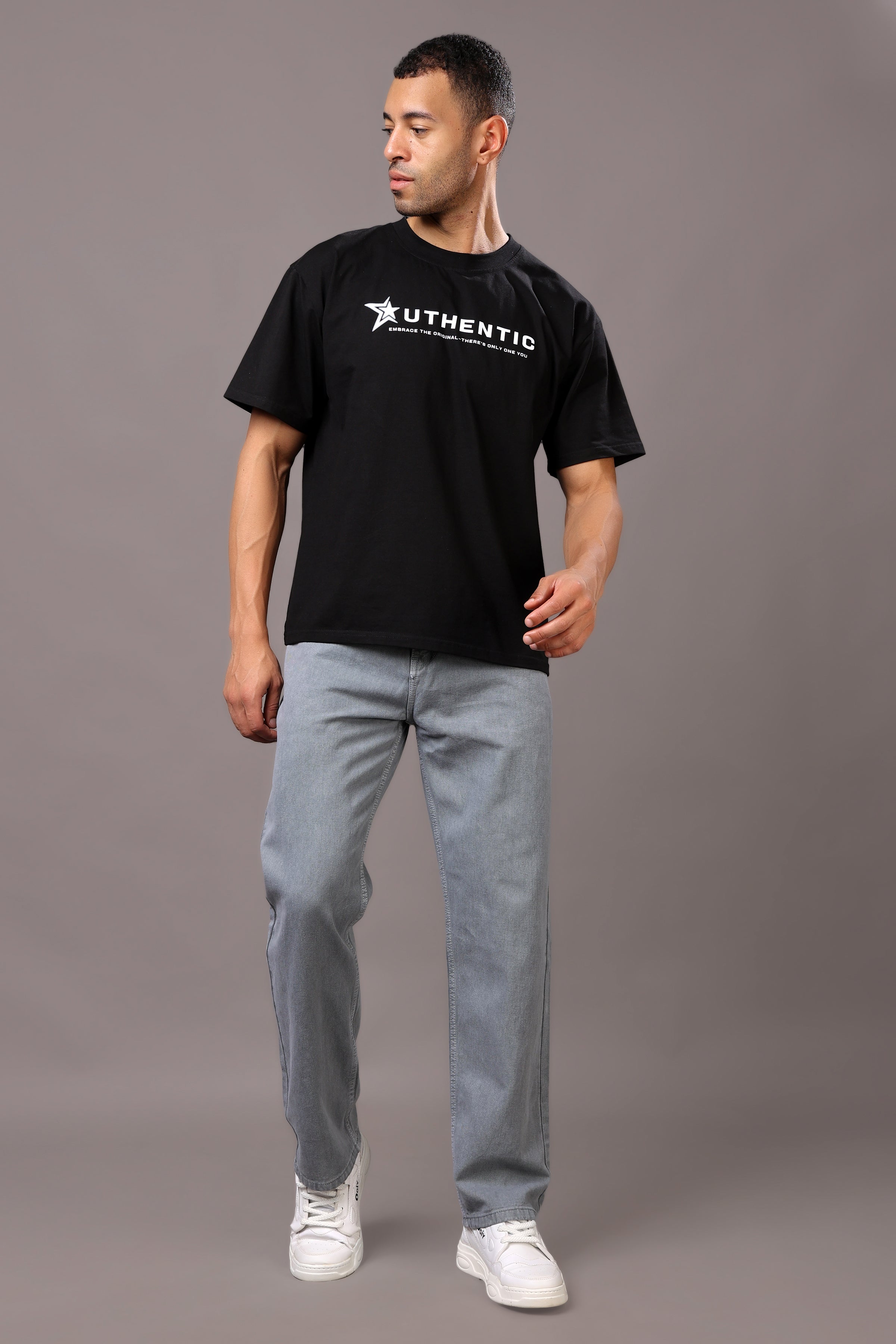 Stylox Men’s Relaxed Fit Denim Jeans - Ash Grey, Black, Steel Grey, Fossil Grey & Olive