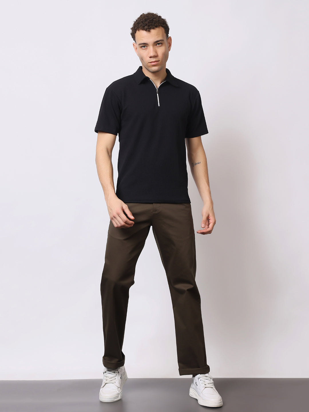 Stylox Men’s Premium Straight Fit Cotton Trousers – Casual & Office Wear Pants - Stylox