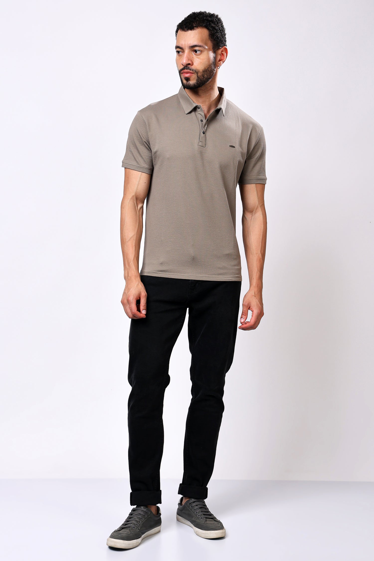 Stylox Solid Polo T-Shirt For Men