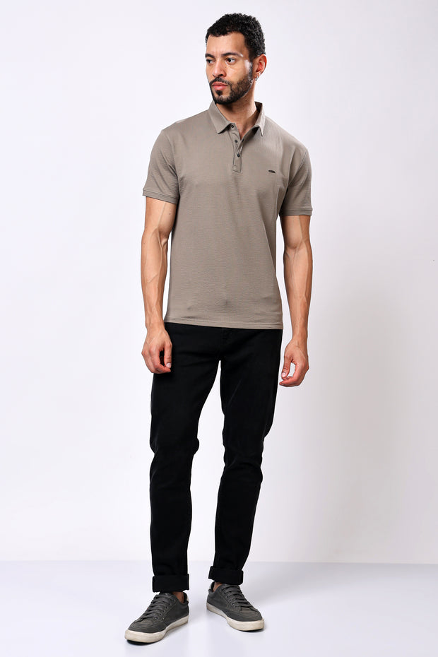 Stylox Solid Polo T-Shirt For Men