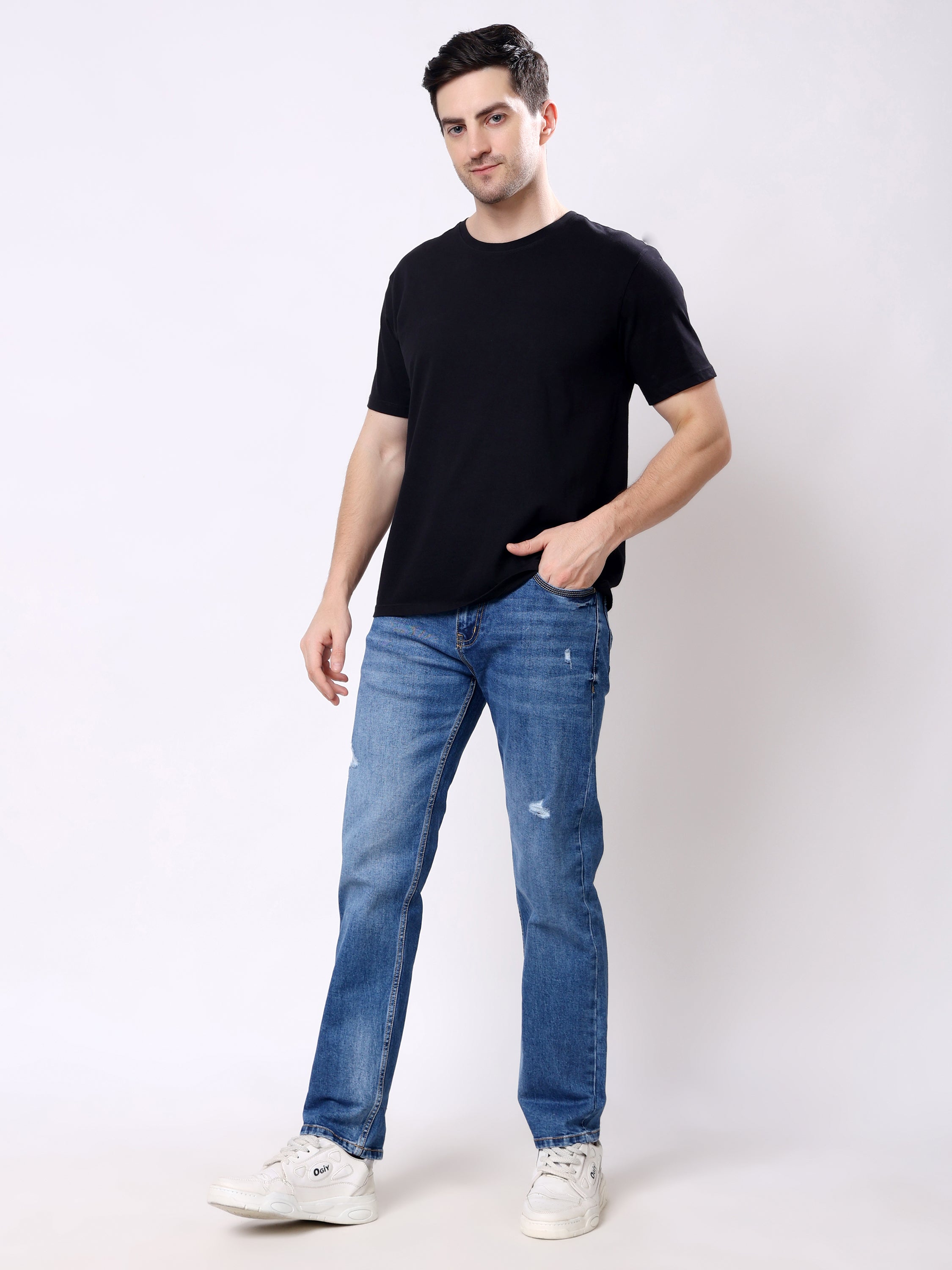 Stylox Men’s Stretchable Comfort Fit Denim Jeans - Stylox