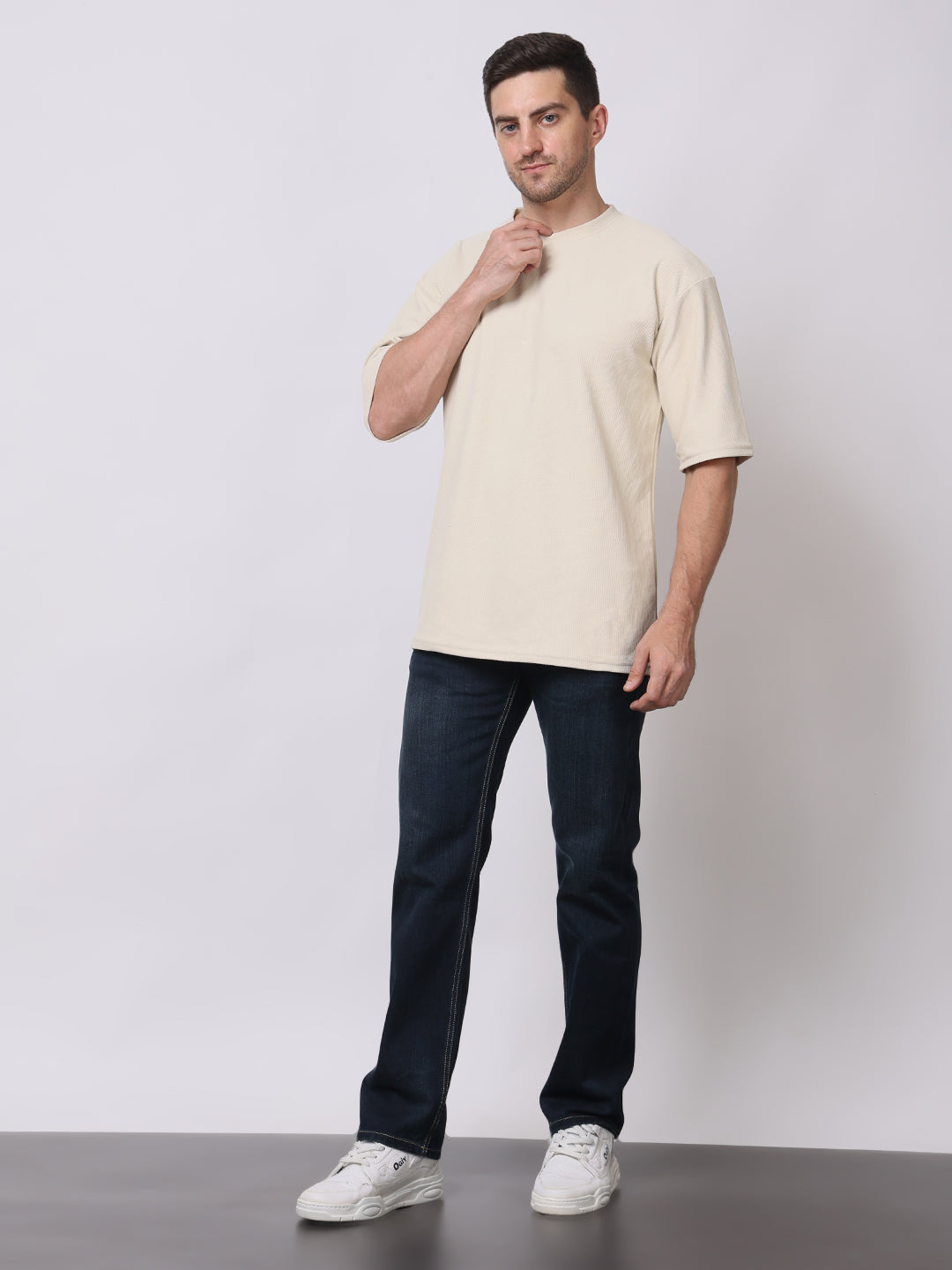 Stylox Premium Comfort Fit Jeans for Men | Soft Cotton Denim | Relaxed Everyday Casual Wear - Stylox