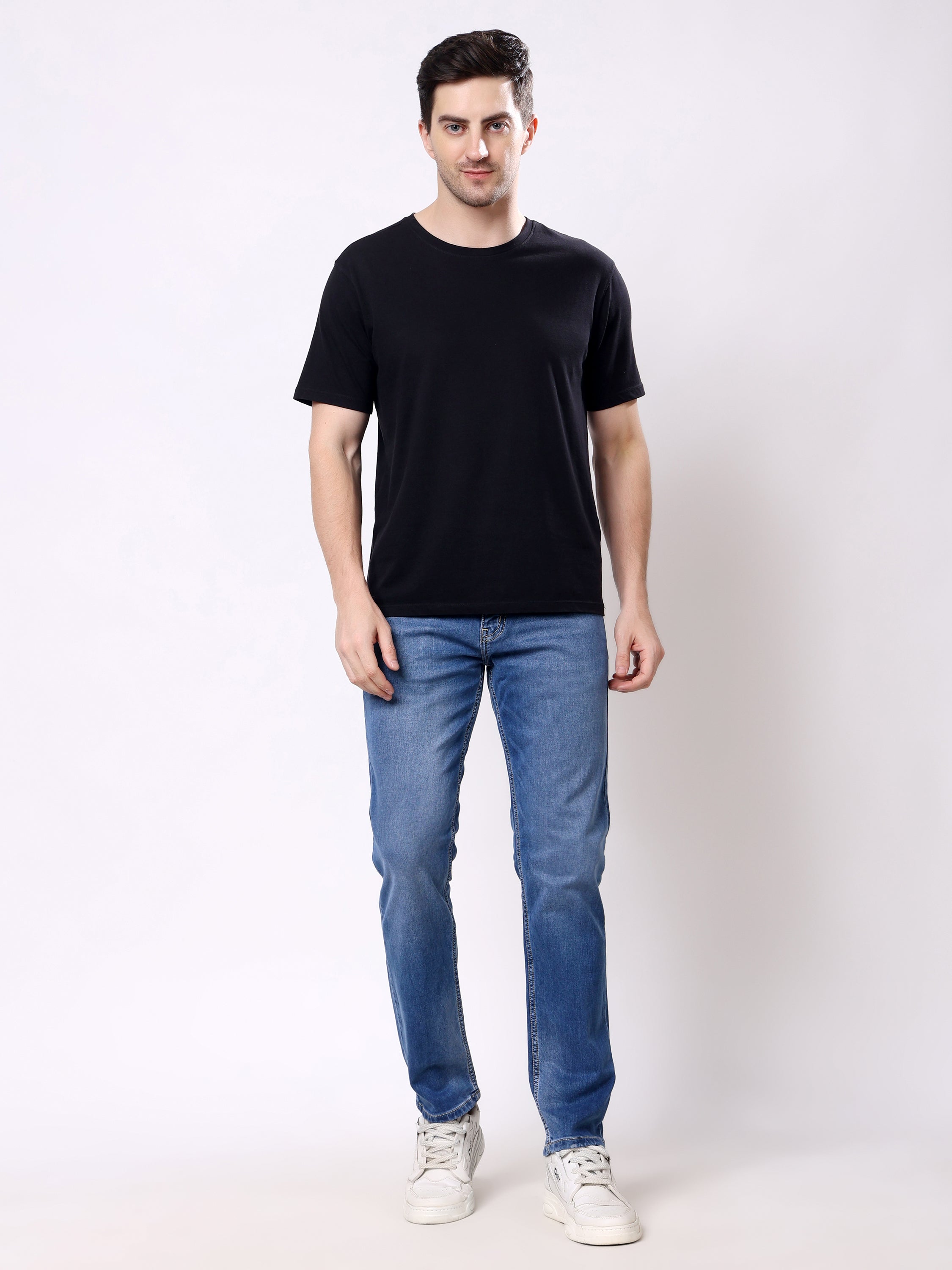 Stylox Men’s Stretchable Slim Fit Casual Denim Jeans - Stylox
