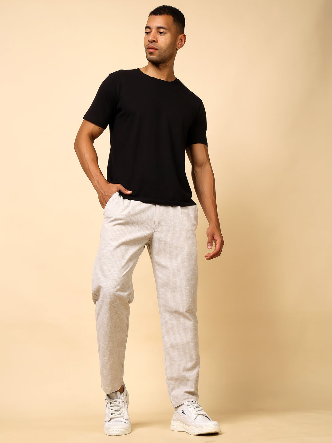 Stylox Men’s Classic Fit Trousers – Comfortable Formal & Casual Wear