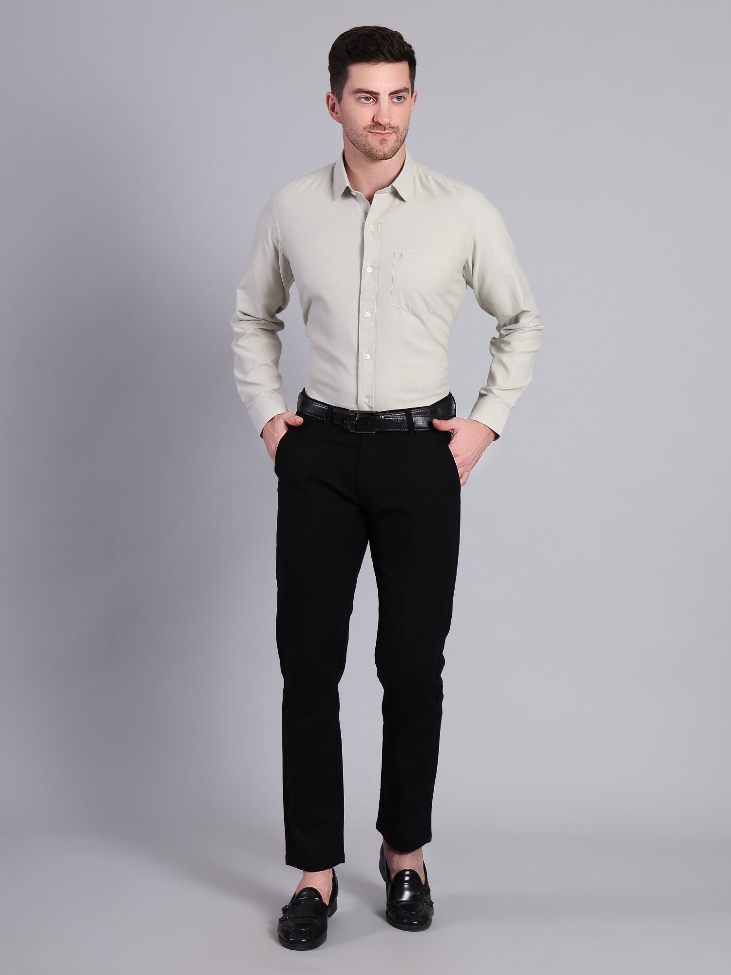 Men's Regular Fit Cotton Shirt | Office & Party Wear - Stylox