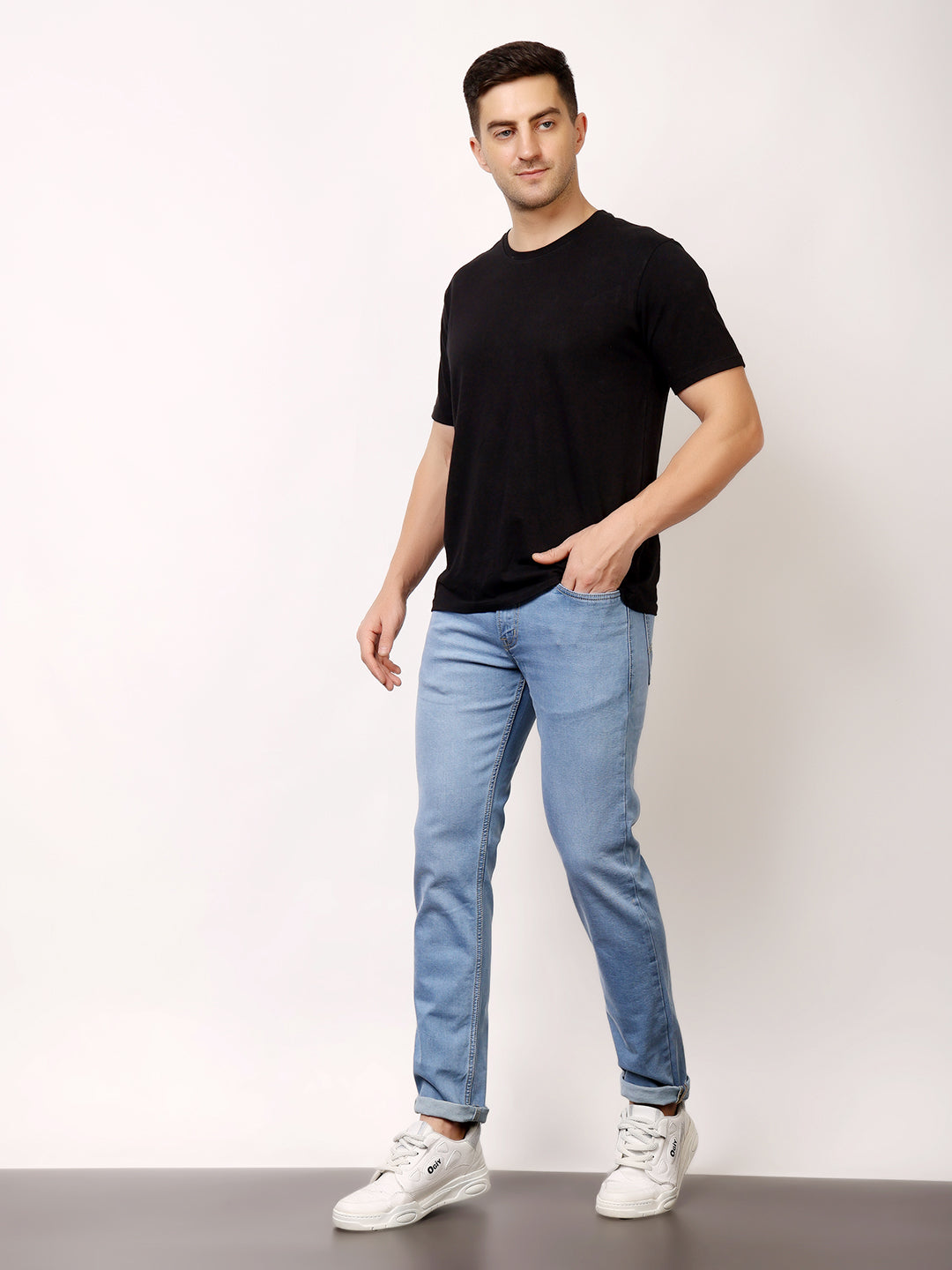 Stylox Redefined Slim Fit Solid Men’s Jeans – Stylish & Comfortable Everyday Wear - Stylox