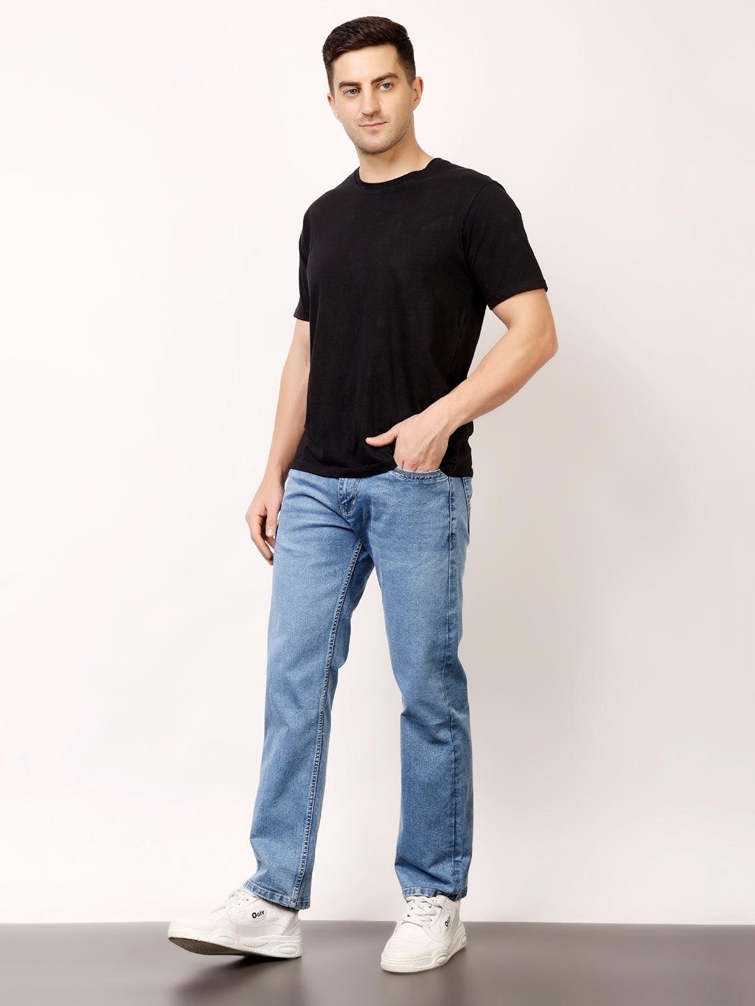 Stylox Comfort Fit Solid Menâ€™s Jeans â€“ Relaxed Style & All-Day Comfort J-11 - Stylox