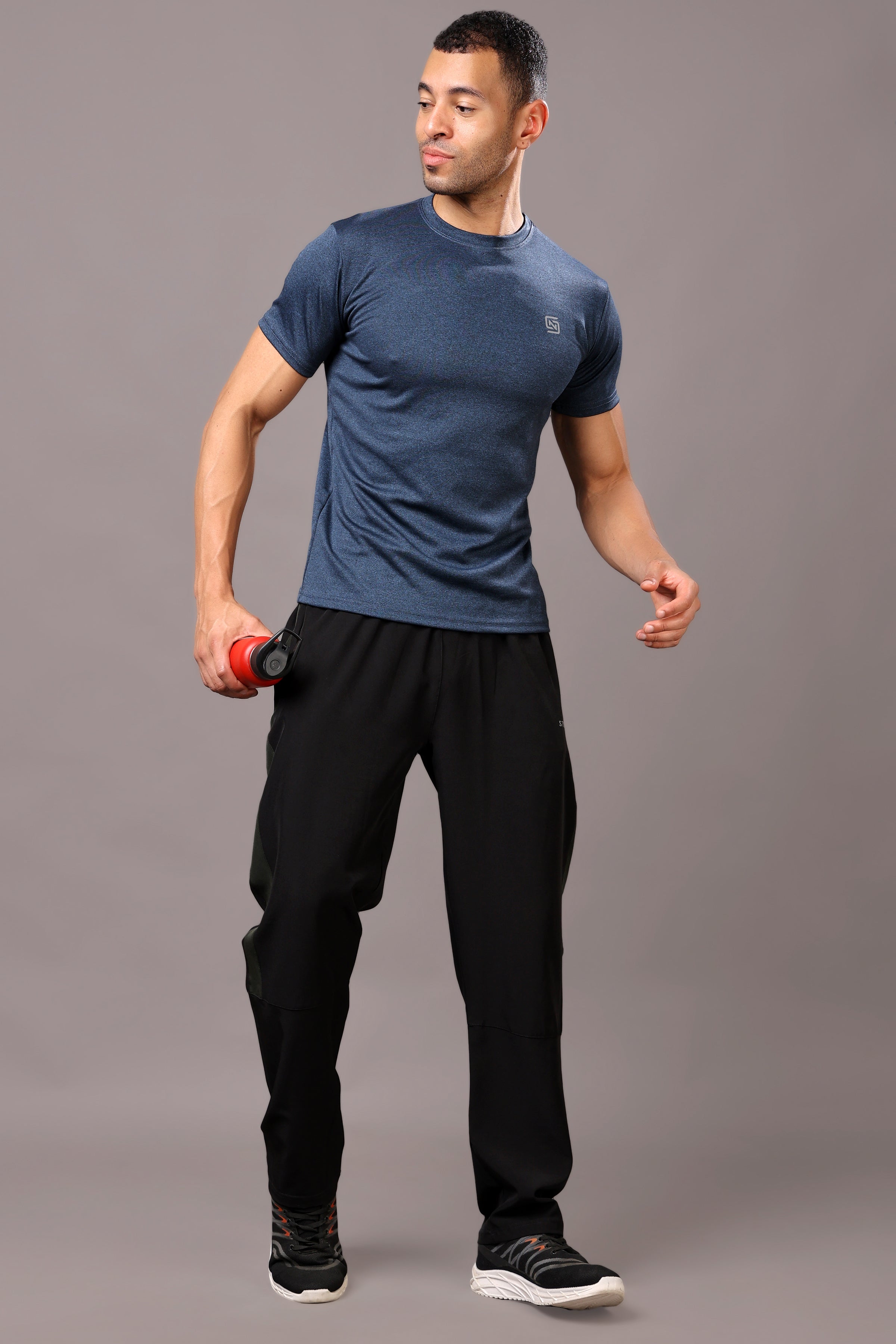 Stylox Classic Men’s Trackpants with Elastic Waist & Side Pocket