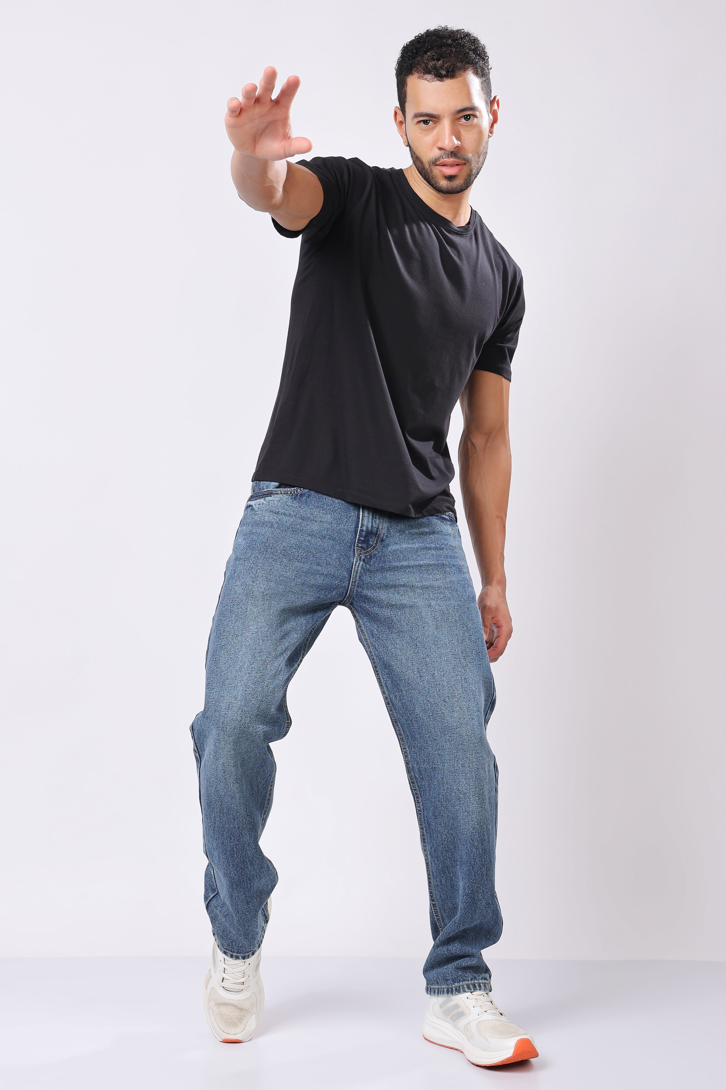 Stylox Relaxed Fit Jeans for Men | Dark Blue, Light Blue, Greenish Blue |