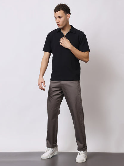 Stylox Men’s Premium Straight Fit Cotton Trousers – Casual &amp; Office Wear Pants - Stylox